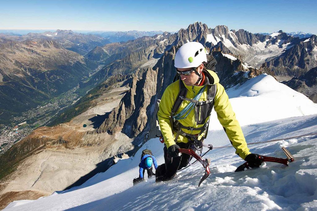 mid adult couple mountaineering chamonix haute sav mt7npd4.jpg